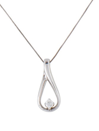 Necklace 10K Diamond Pendant Necklace