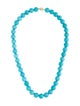 Necklace 14K Dyed Magnesite Bead Necklace