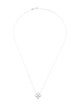Necklace 14K Diamond Clover Pendant Necklace