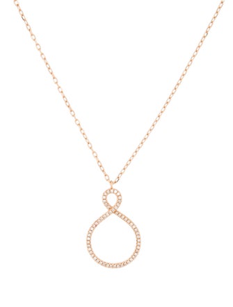 Necklace 18K Diamond Pendant Necklace