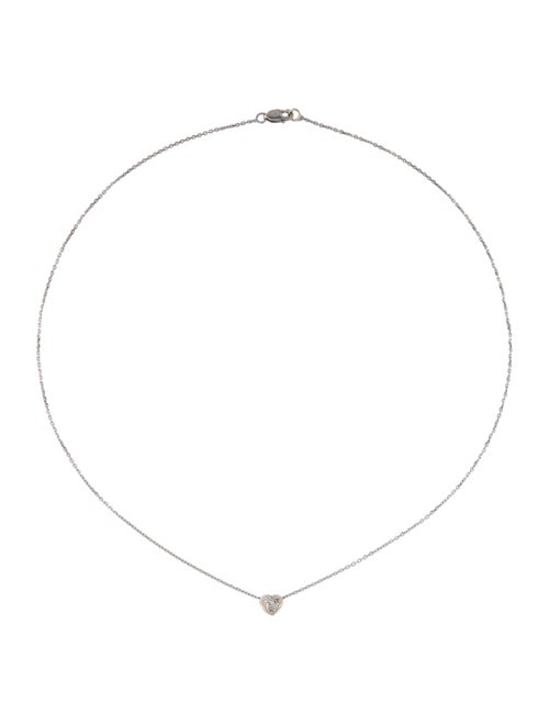 Necklace 14K Diamond Heart Pendant Necklace