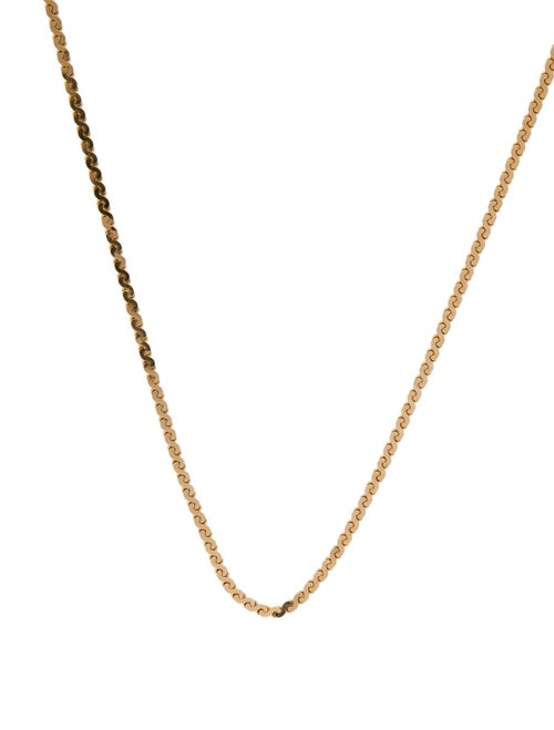 Necklace 14K S-Chain Necklace