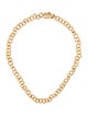 Necklace 14K Hammered Link Chain Necklace