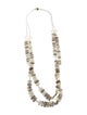 Necklace 18K Multistone Double Strand Necklace