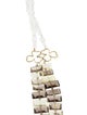 Necklace 18K Multistone Double Strand Necklace