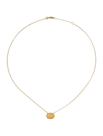 Necklace 14K Opal Pendant Necklace