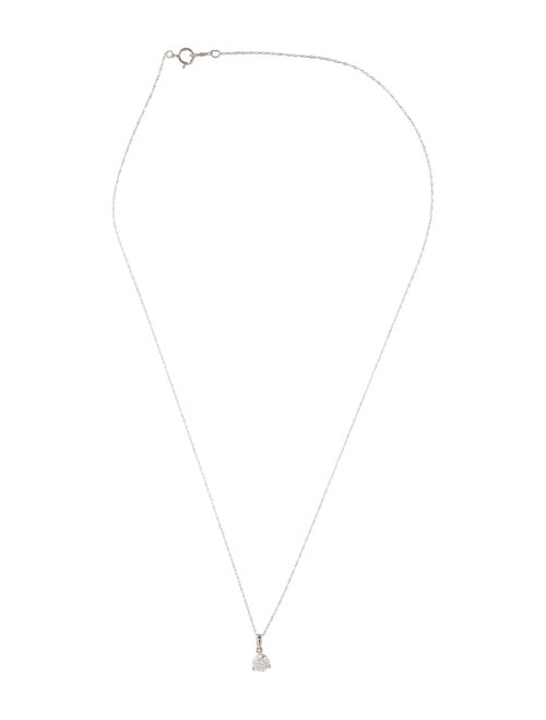 Necklace 14K Lab-Grown Diamond Solitaire Pendant Necklace