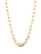 Necklace 14K Oval Link Long Chain Necklace