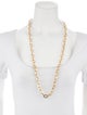Necklace 14K Oval Link Long Chain Necklace
