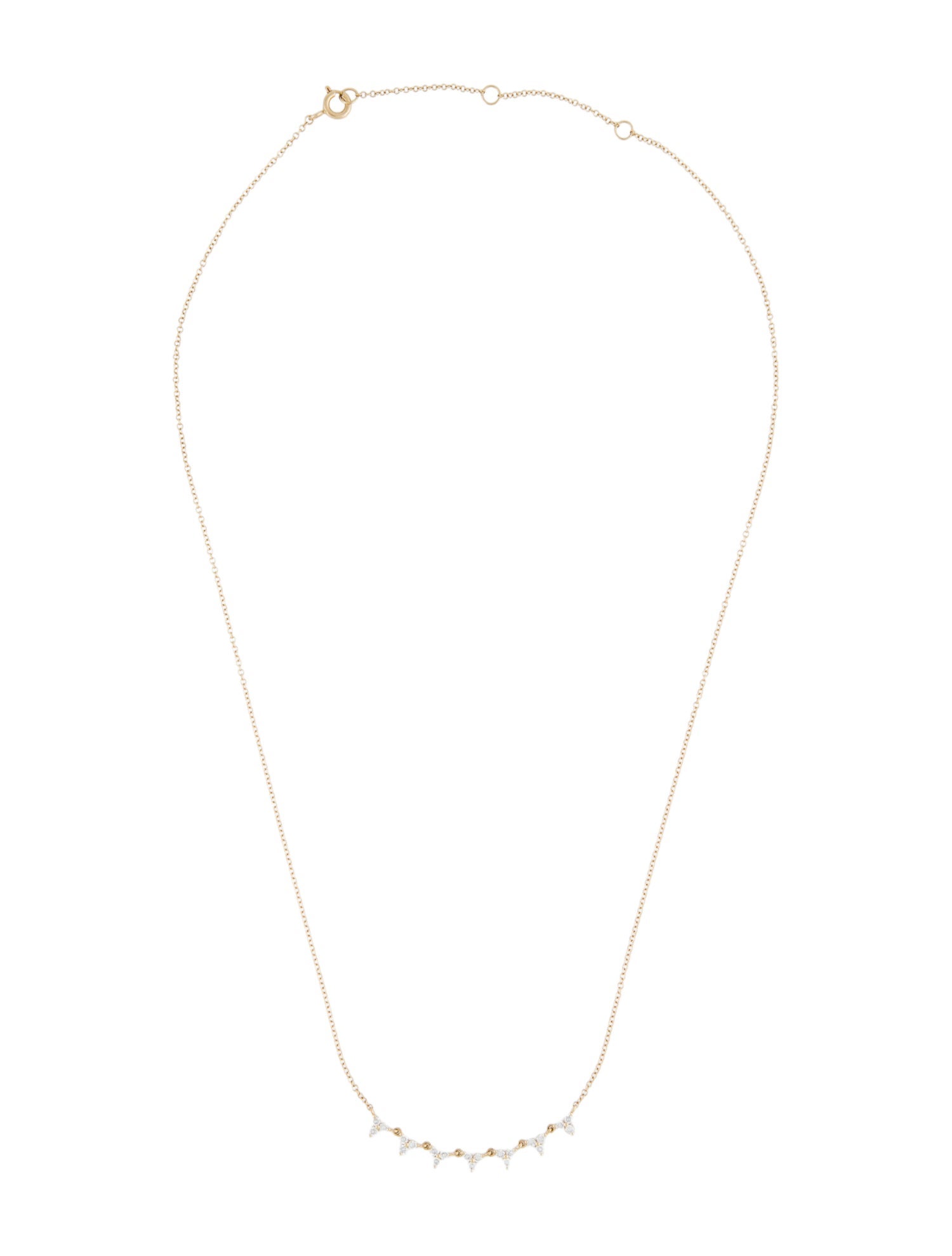 Necklace 14K Diamond Station