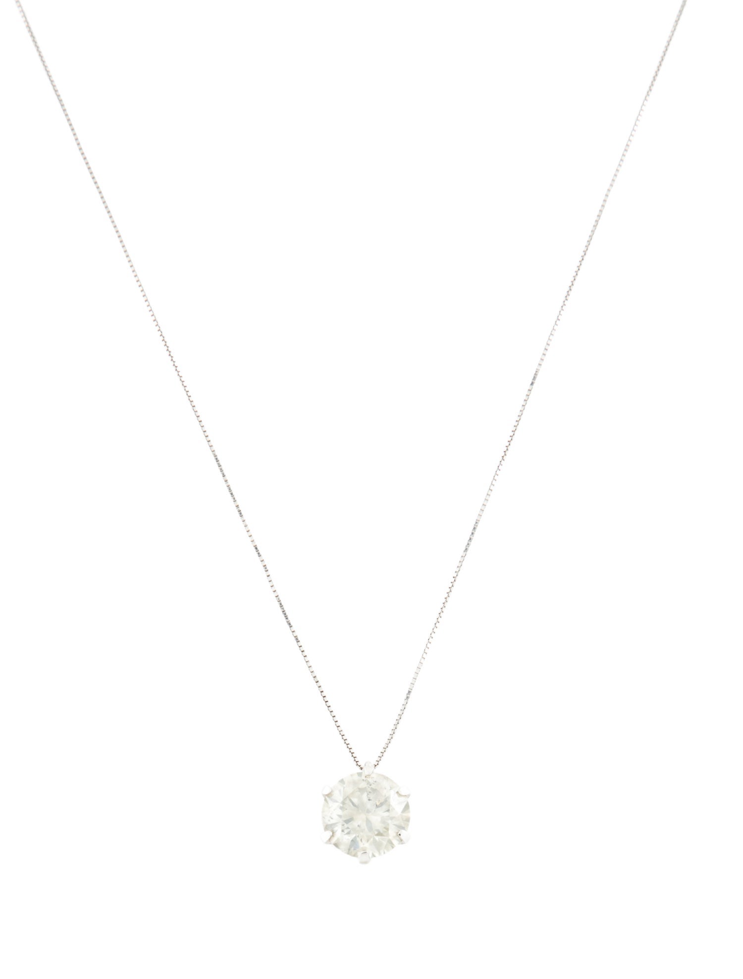 Necklace Platinum 3.00ct Diamond Pendant