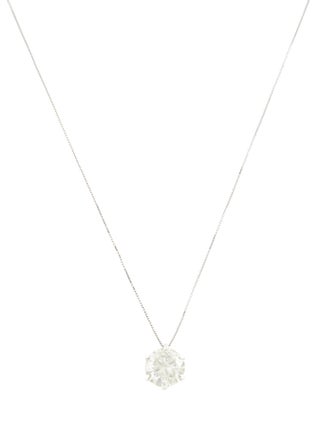 Necklace Platinum 3.00ct Diamond Pendant Necklace