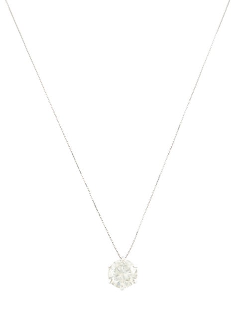 Necklace Platinum 3.00ct Diamond Pendant Necklace