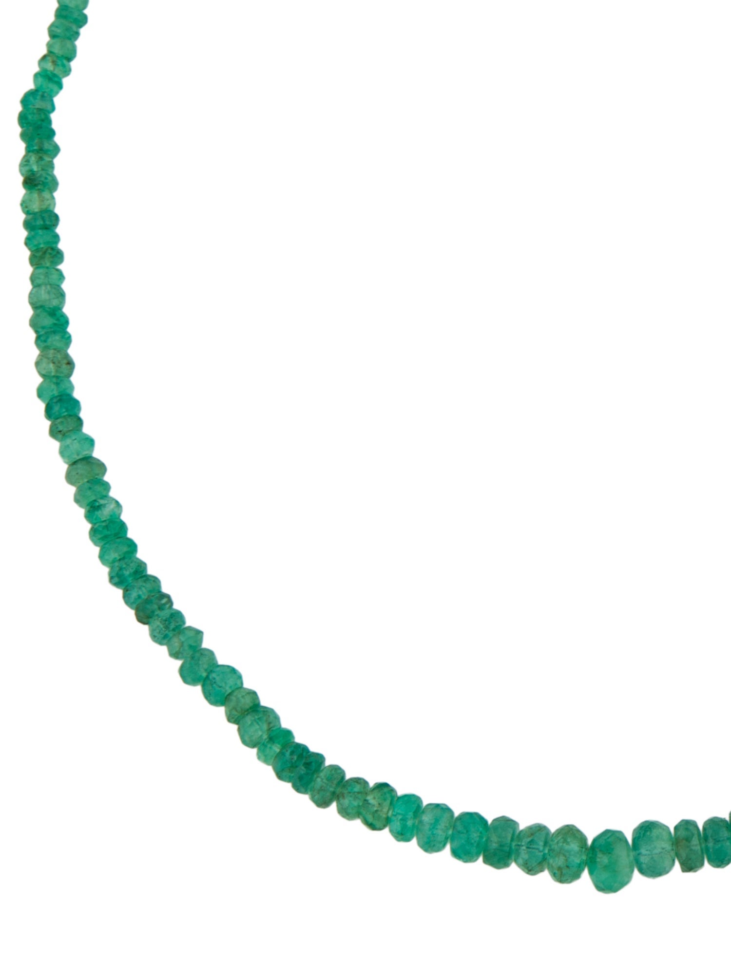 Necklace 14K Emerald Bead