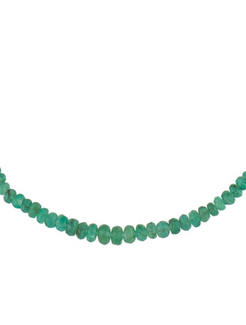 Necklace 14K Emerald Bead Necklace
