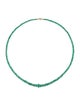 Necklace 14K Emerald Bead Necklace