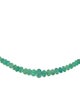 Necklace 14K Emerald Bead Necklace