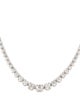 Necklace 18K 7.56ctw Graduated Diamond Riviera Necklace