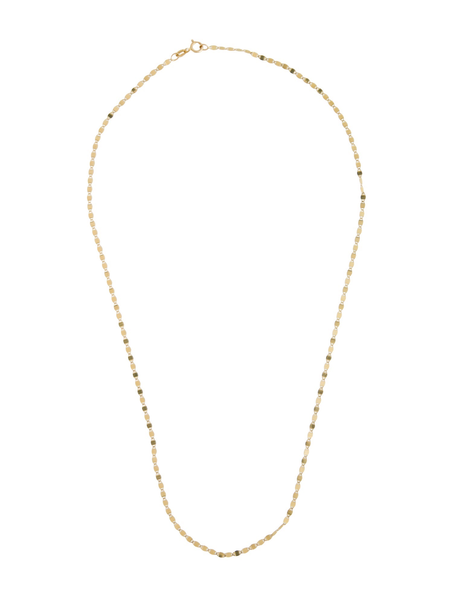 Necklace 14K Flat Link Chain