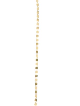 Necklace 14K Flat Link Chain Necklace