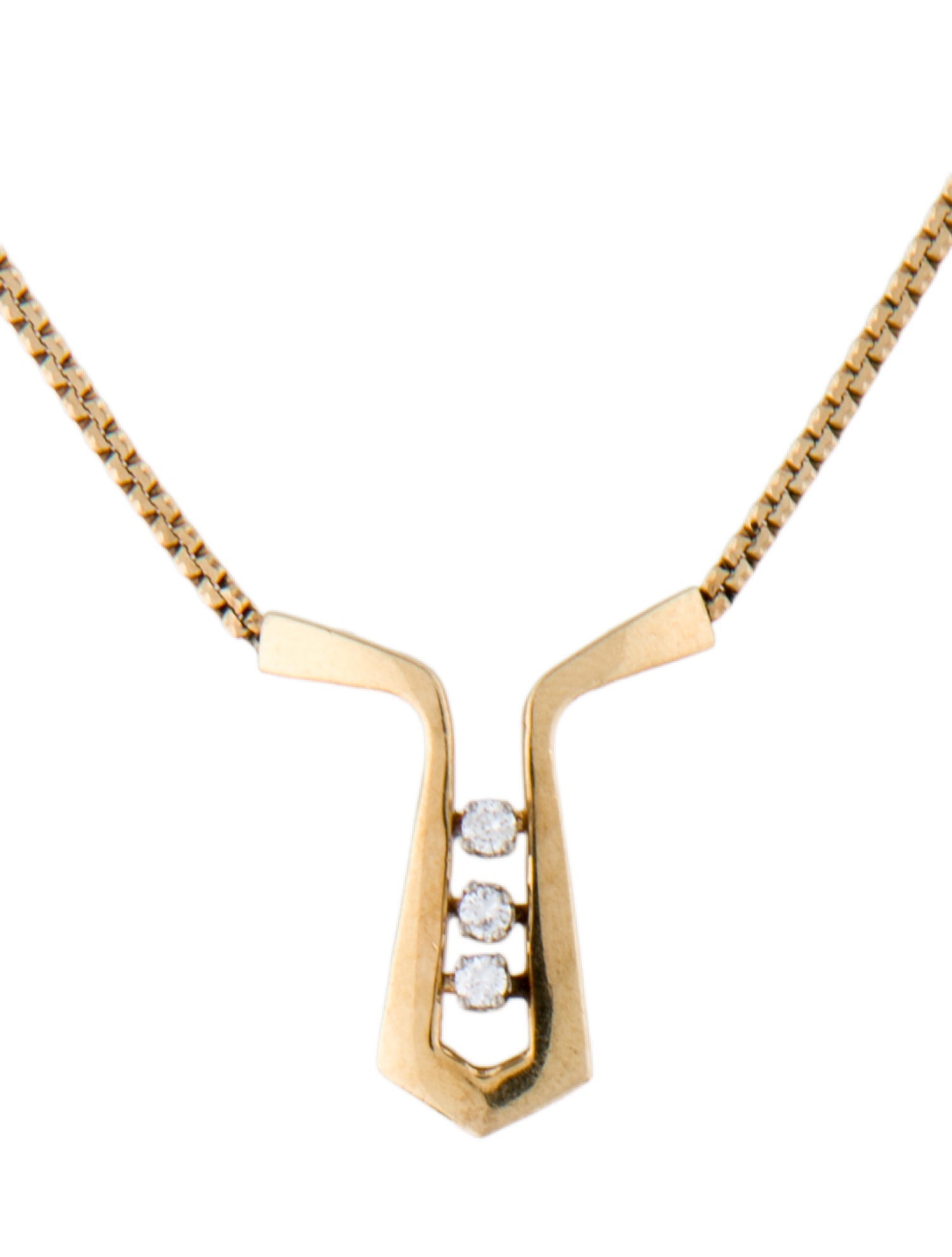 Necklace 14K Diamond Pendant