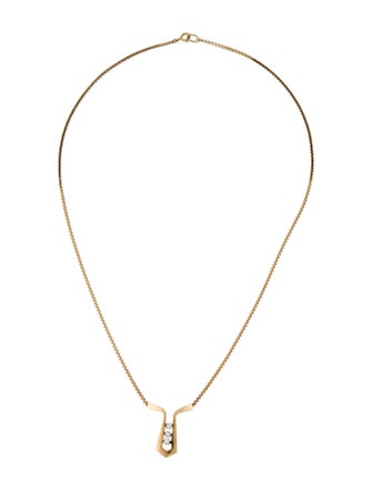 Necklace 14K Diamond Pendant Necklace