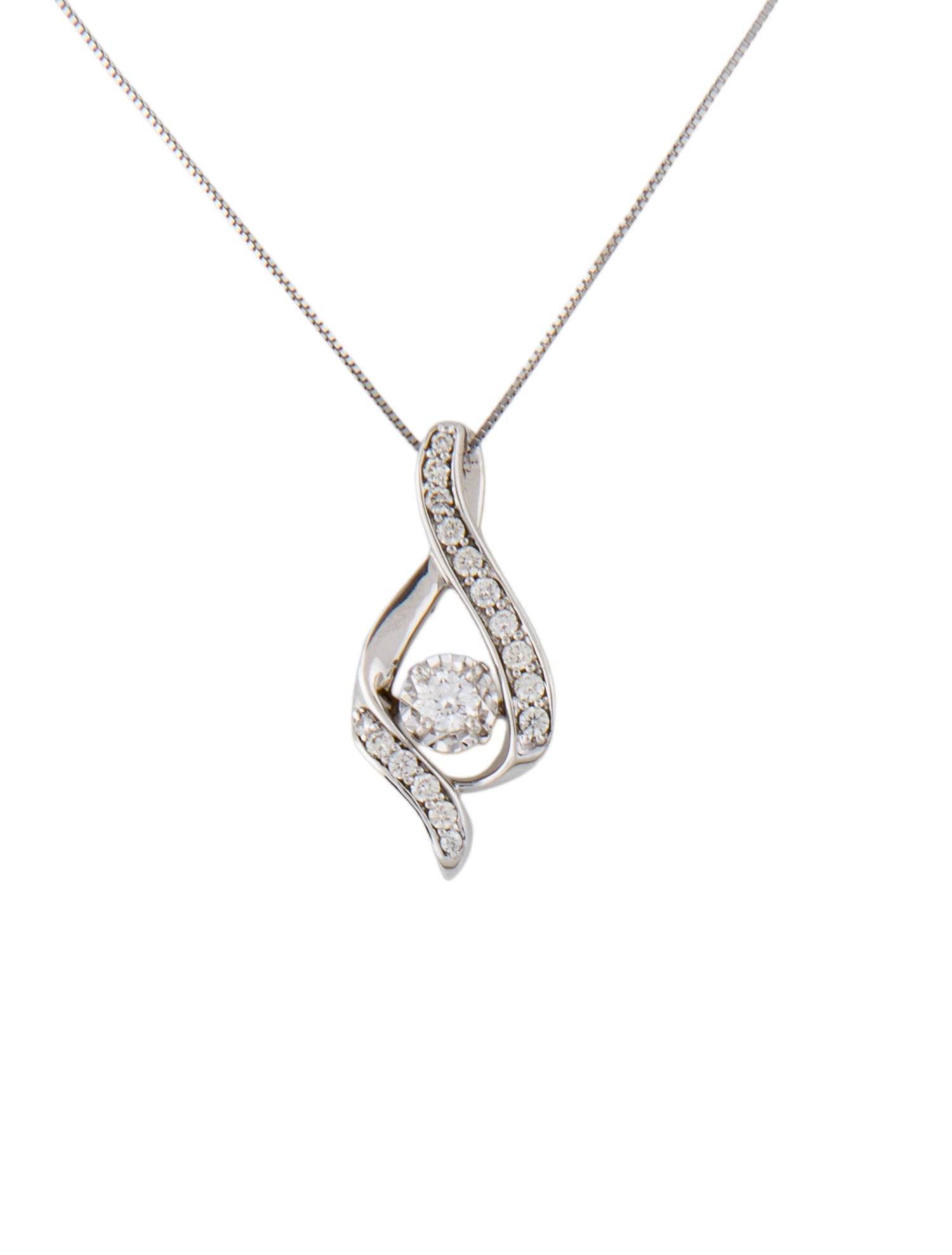 Necklace 14K Diamond Pendant