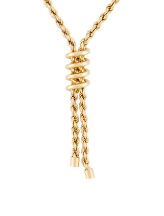 Necklace 14K Rope Chain Pendant Necklace
