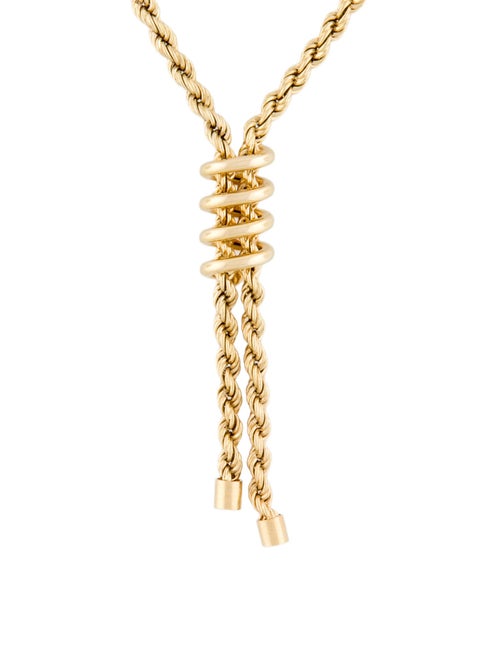 Necklace 14K Rope Chain Pendant Necklace