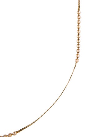 Necklace 14K Beaded Chain Necklace