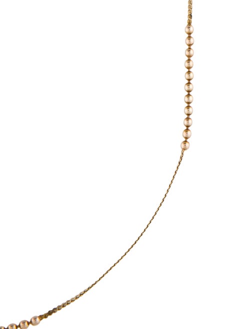 Necklace 14K Beaded Chain Necklace