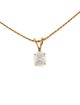 Necklace 18K Diamond Solitaire Pendant Necklace