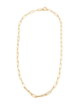 Necklace 14K Large Paperclip Chain Necklace