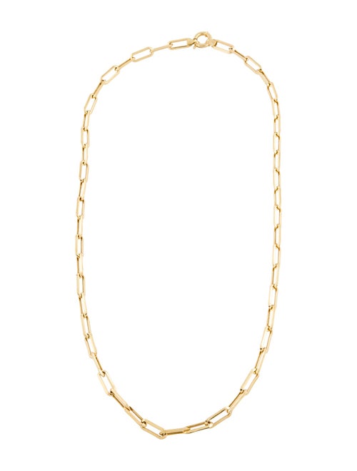 Necklace 14K Large Paperclip Chain Necklace