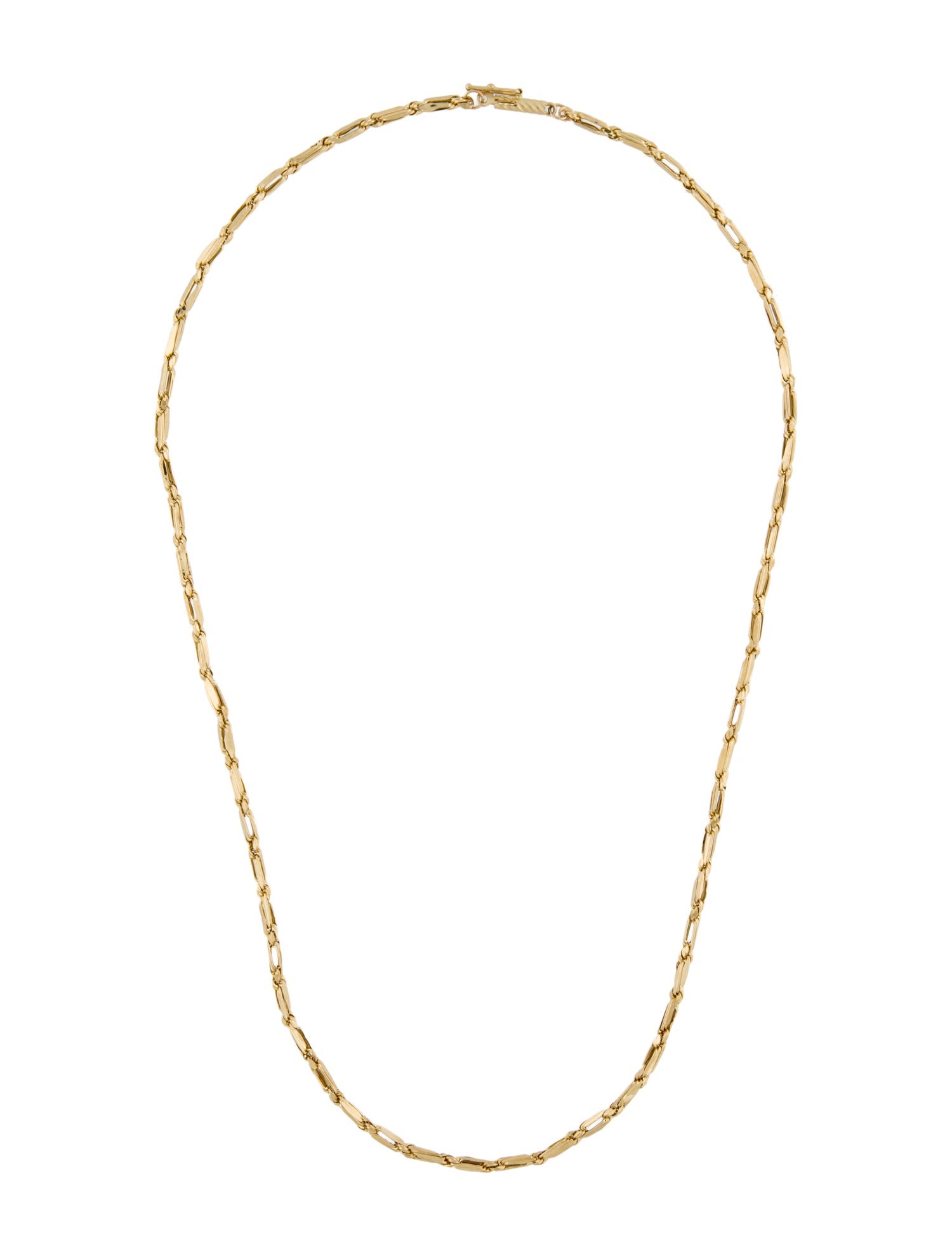 Necklace 14K Elongated Rope Chain