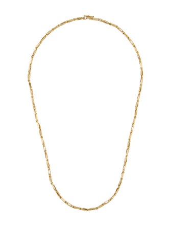 Necklace 14K Elongated Rope Chain