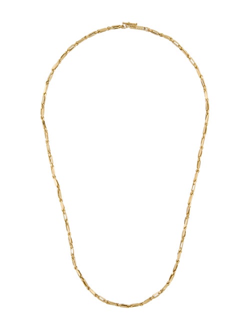 Necklace 14K Elongated Rope Chain