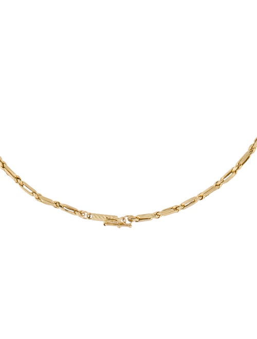 Necklace 14K Elongated Rope Chain
