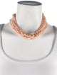 Necklace Pearl Multistrand Bead Collar