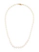 Necklace 14K Pearl Bead Strand Necklace