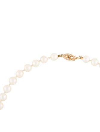 Necklace 14K Pearl Bead Strand Necklace