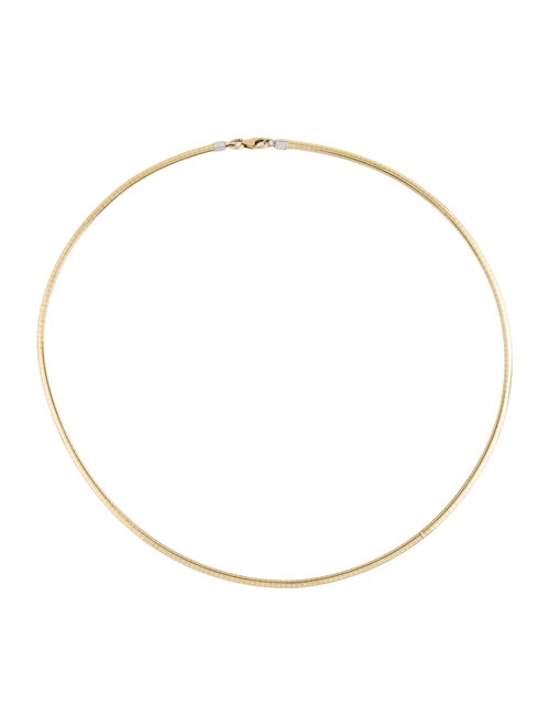 Necklace 14K Two-Tone Omega Chain Necklace