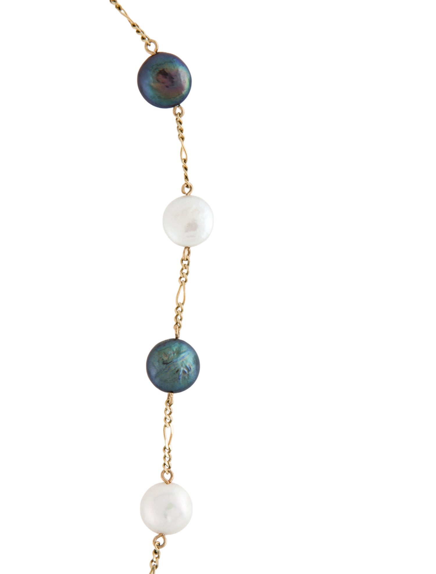 Necklace 14K Pearl Station