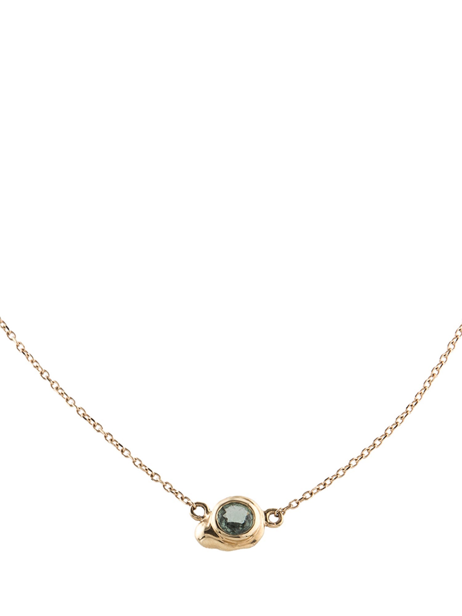 Necklace Rachel Regent 10K Sapphire Pendant Necklace