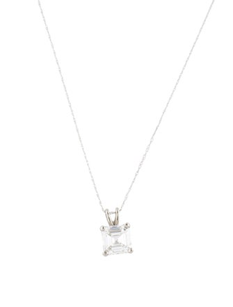 Necklace 14K 2.74ct Lab-Grown Diamond Pendant Necklace