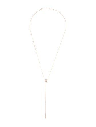 Necklace 18K Diamond Lariat Necklace