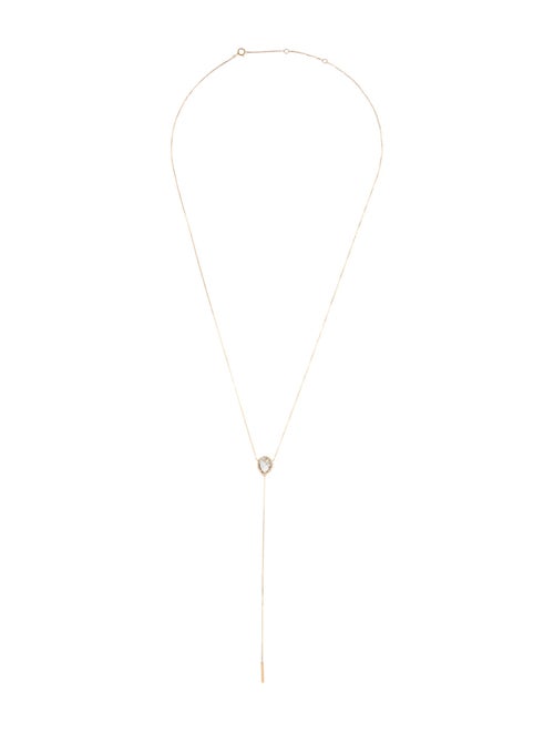 Necklace 18K Diamond Lariat Necklace