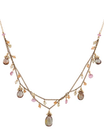 Necklace Bo J.C. 14K Multistone Collar Necklace