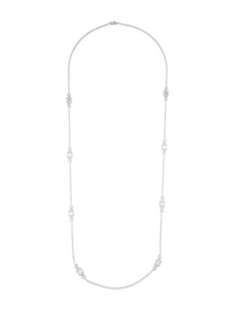 Necklace 18K 18.93ctw Diamond Long Station Necklace