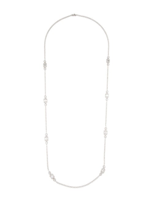 Necklace 18K 18.93ctw Diamond Long Station Necklace